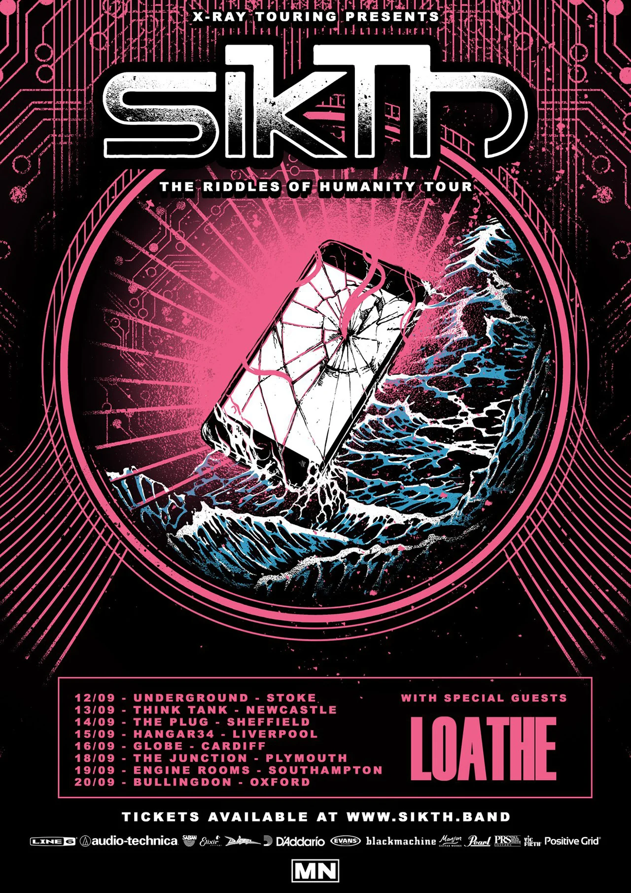 SikTh on the Riddles of Humanity tour